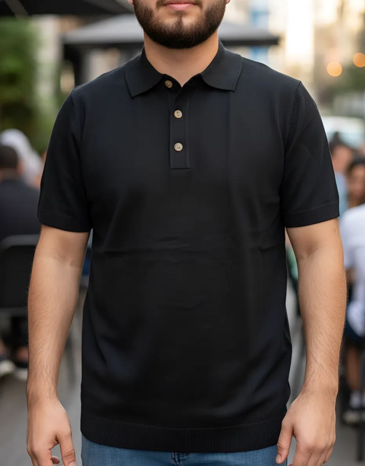 Playera de Caballero tipo polo