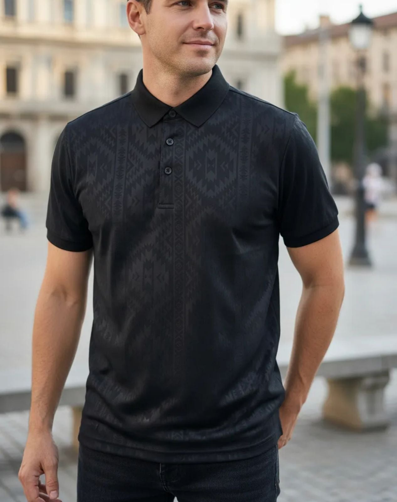 Playera de Cabalero tipo polo pavini