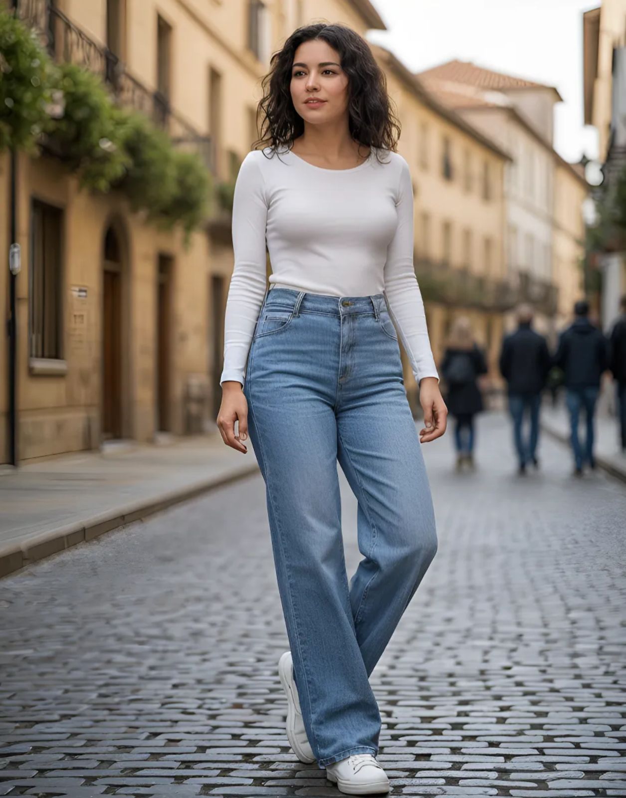 Jeans de Dama surprise corte holgado