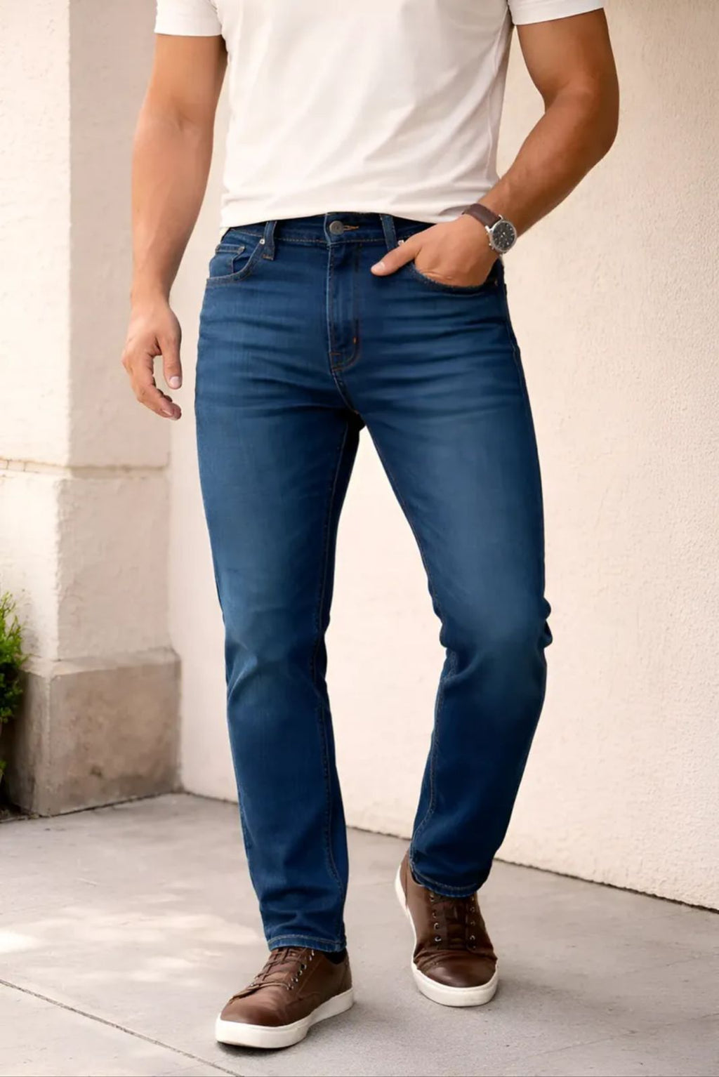 Pantalon de Caballero Corte slim fit Tallas extras