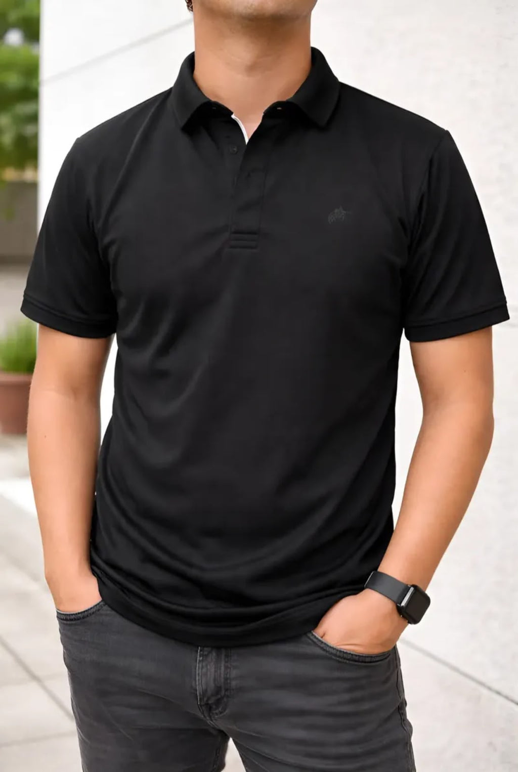 Playera polo de Caballero tipo Pescador