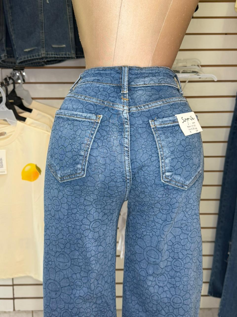 Jeans de Dama corte wide leg