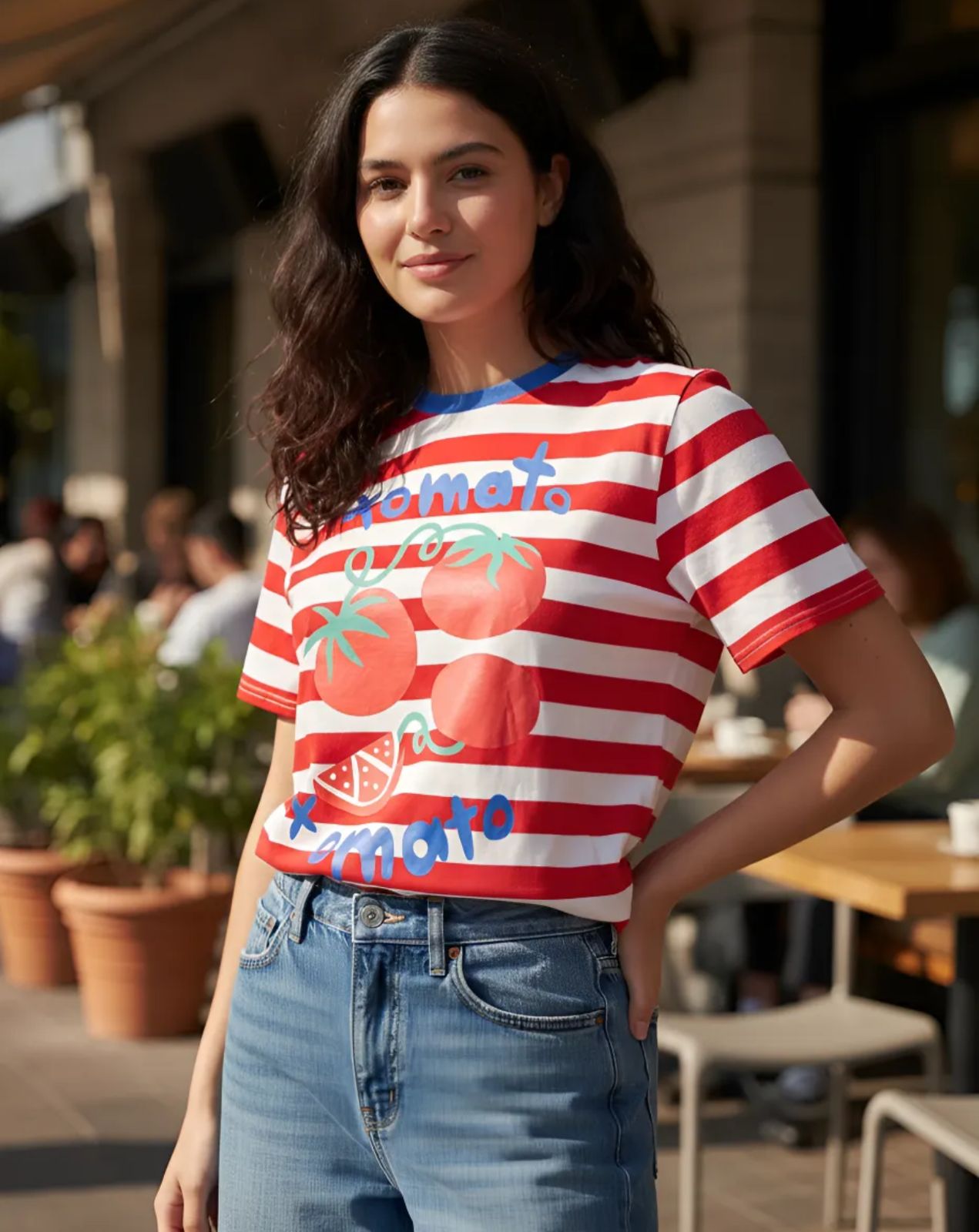Blusa de Dama con estampado