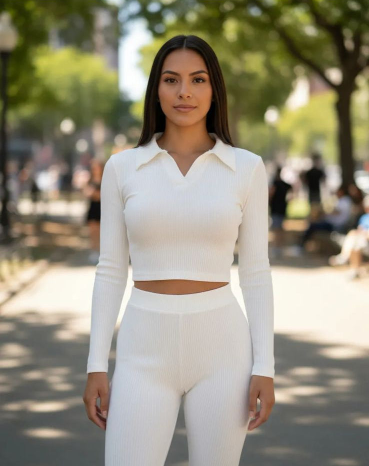 Conjunto de Dama de 2 pzs tipo polo