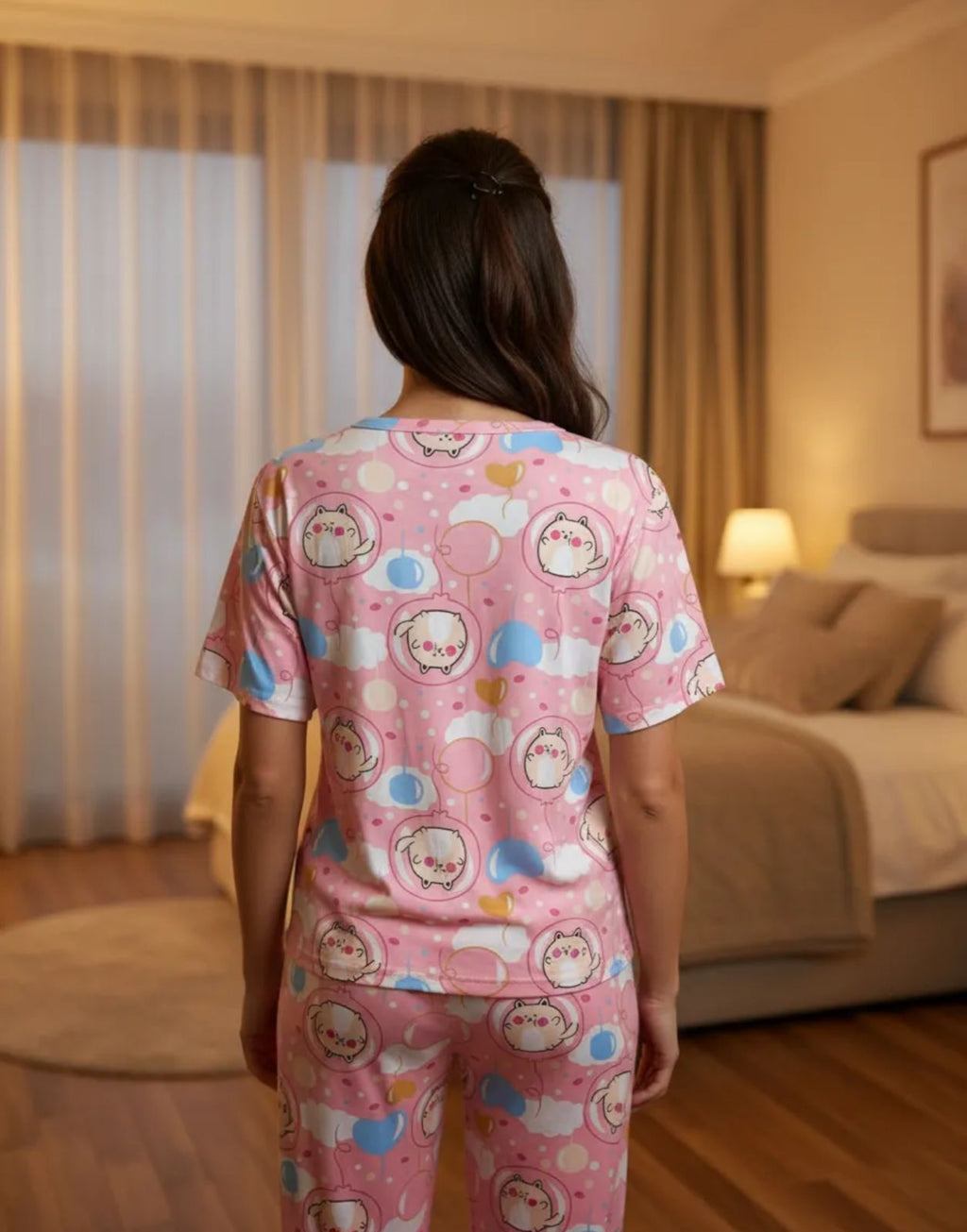 Pijama de Dama de 4 piezas