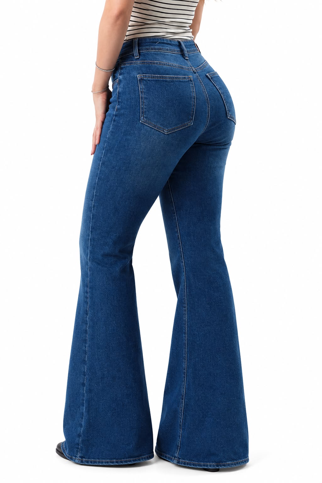 Jeans de Dama punto K acampanados