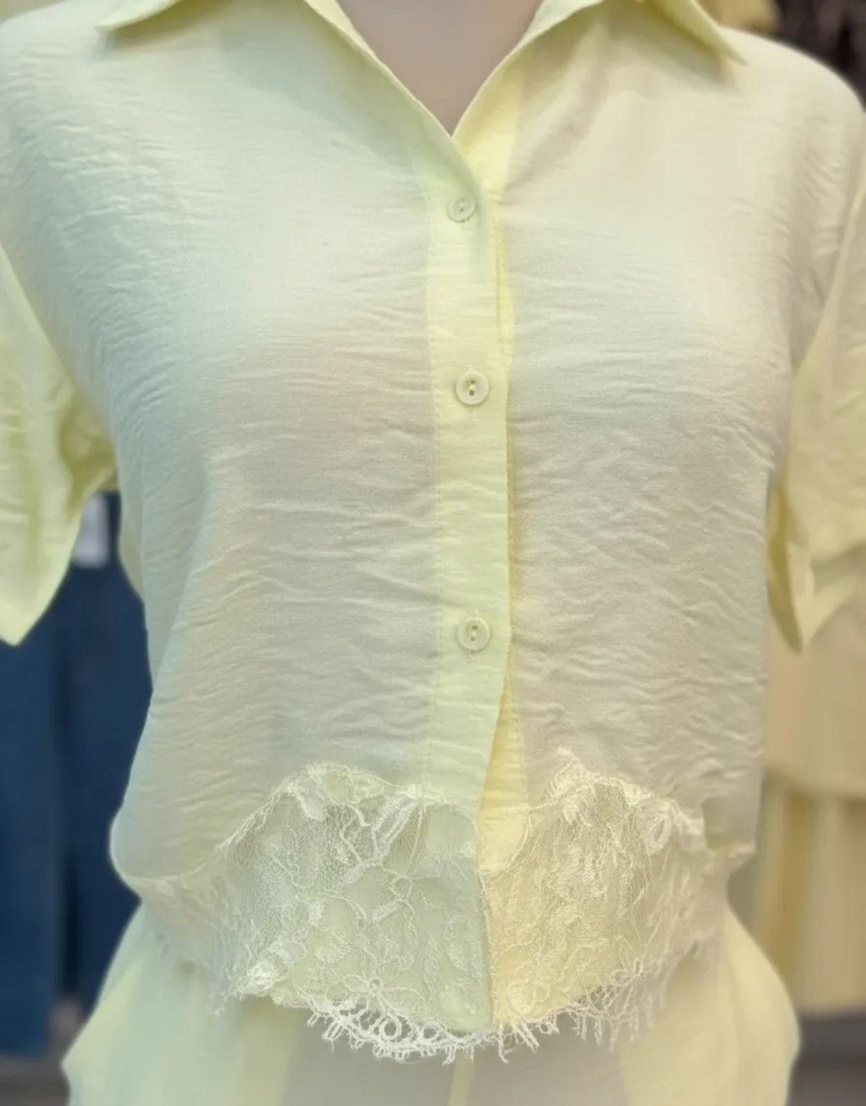 Conjunto de Dama 2 piezas camisa y pantaloon