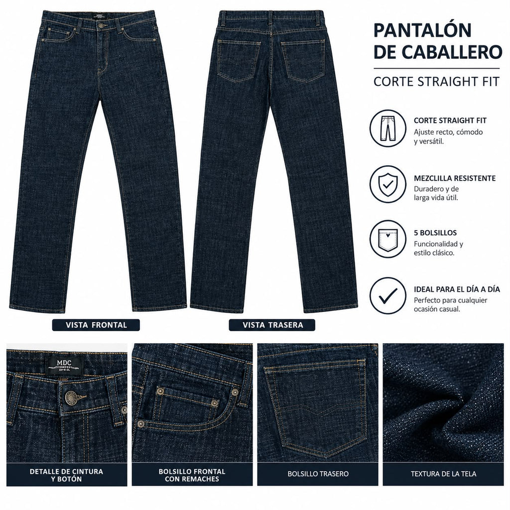 Pantalon de Caballero Mendutti straight fit