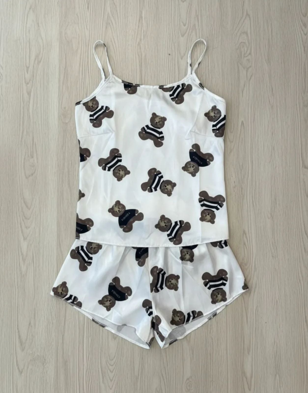 Pijama de Dama short y blusa de tirantes