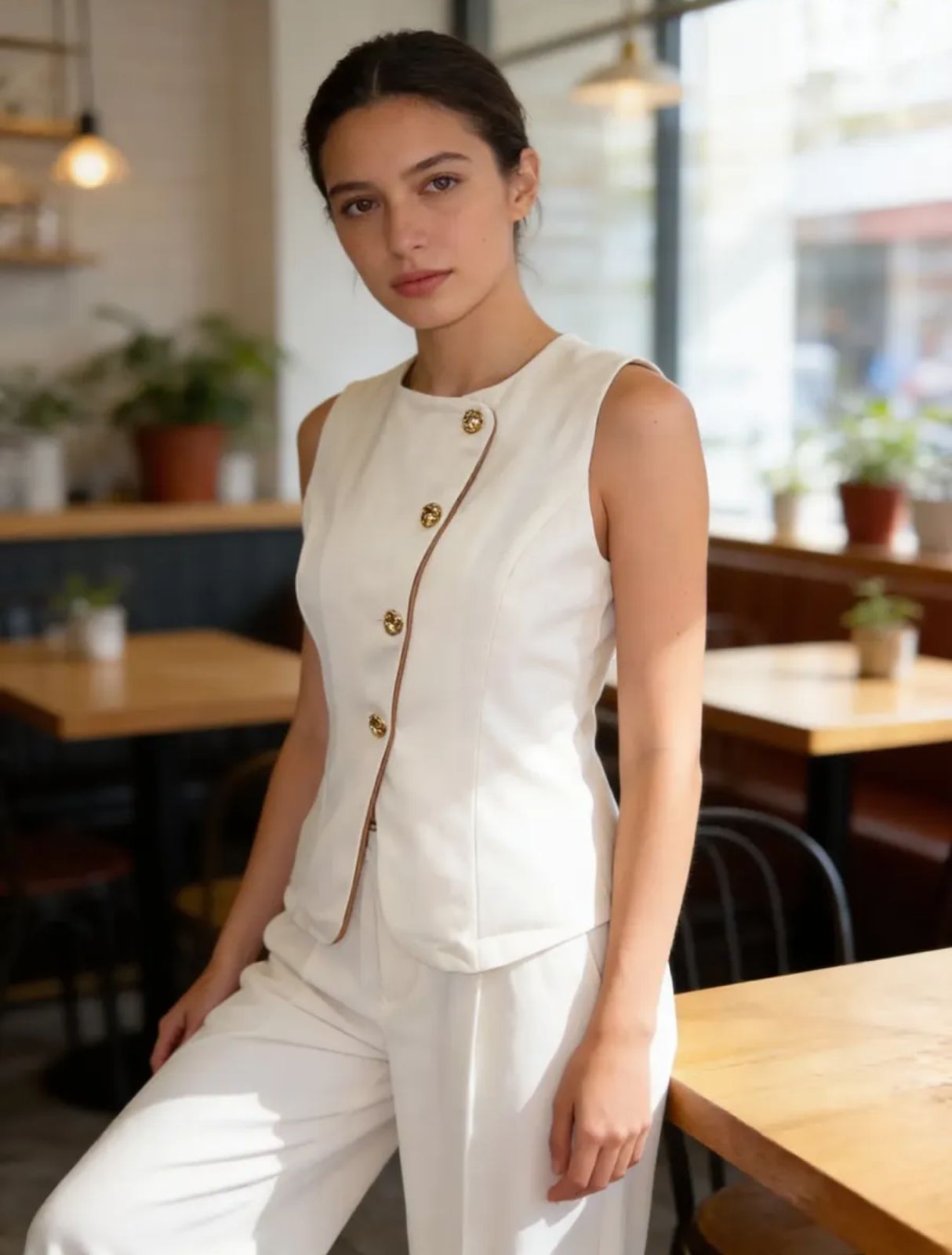 Conjunto de Dama de 2 piezas pantalon y saco