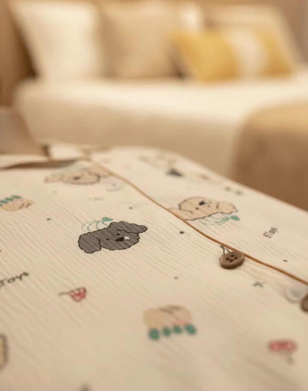 Pijama de Dama monograma de animales