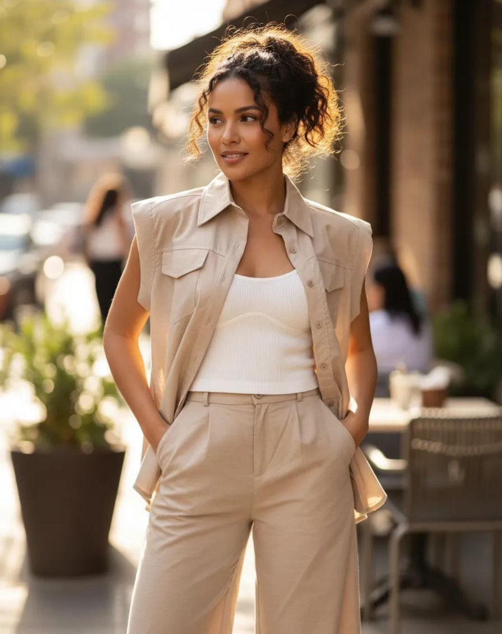 Conjunto de Dama saco y pantalon