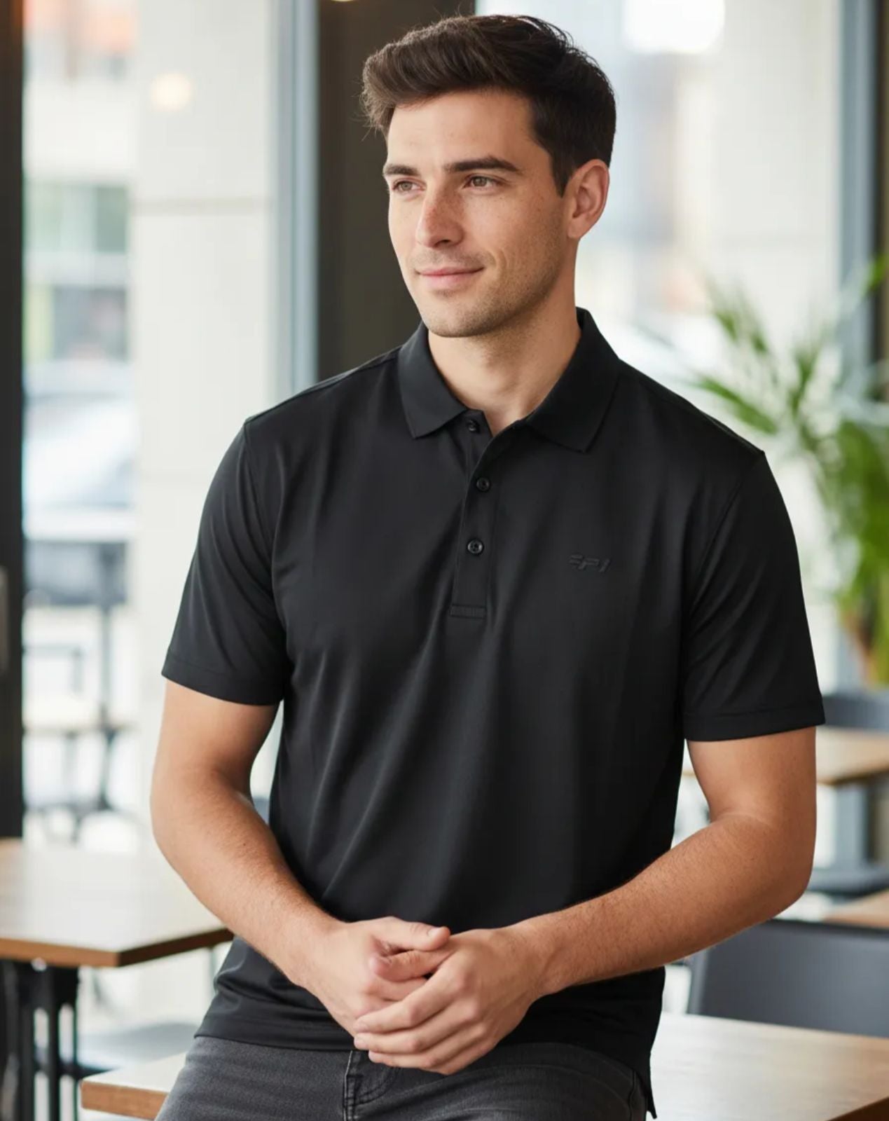 Playera de Caballero tipo polo Pavini