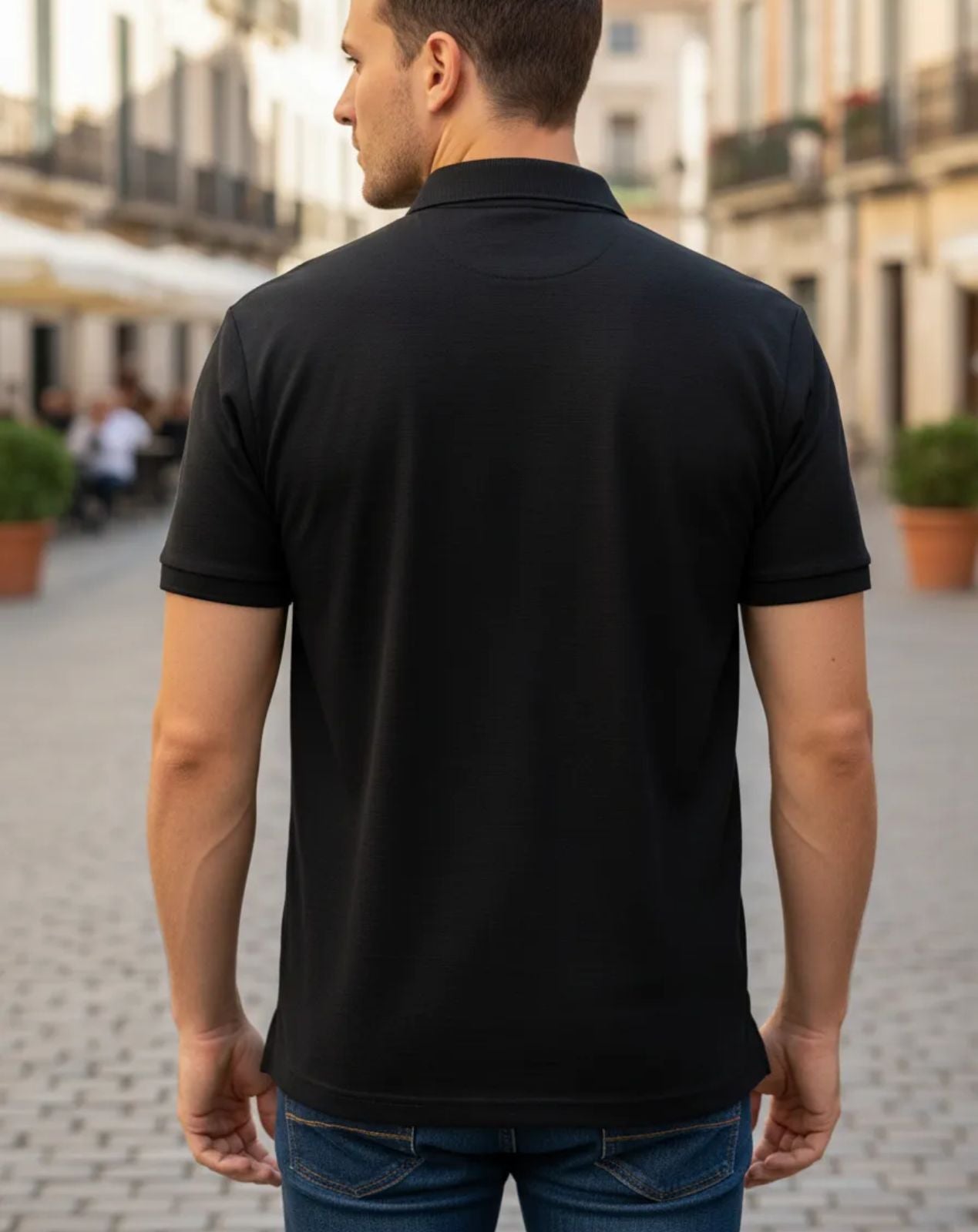 Playera de Caballero tipo Polo- Giovanni Gali