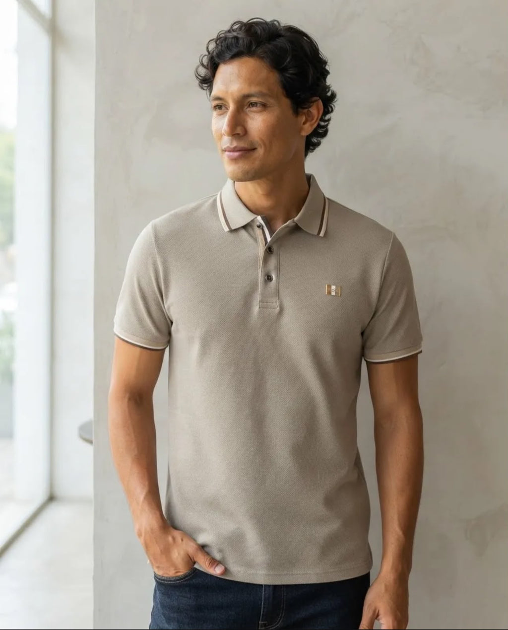 Playera de Caballero Pavini logo