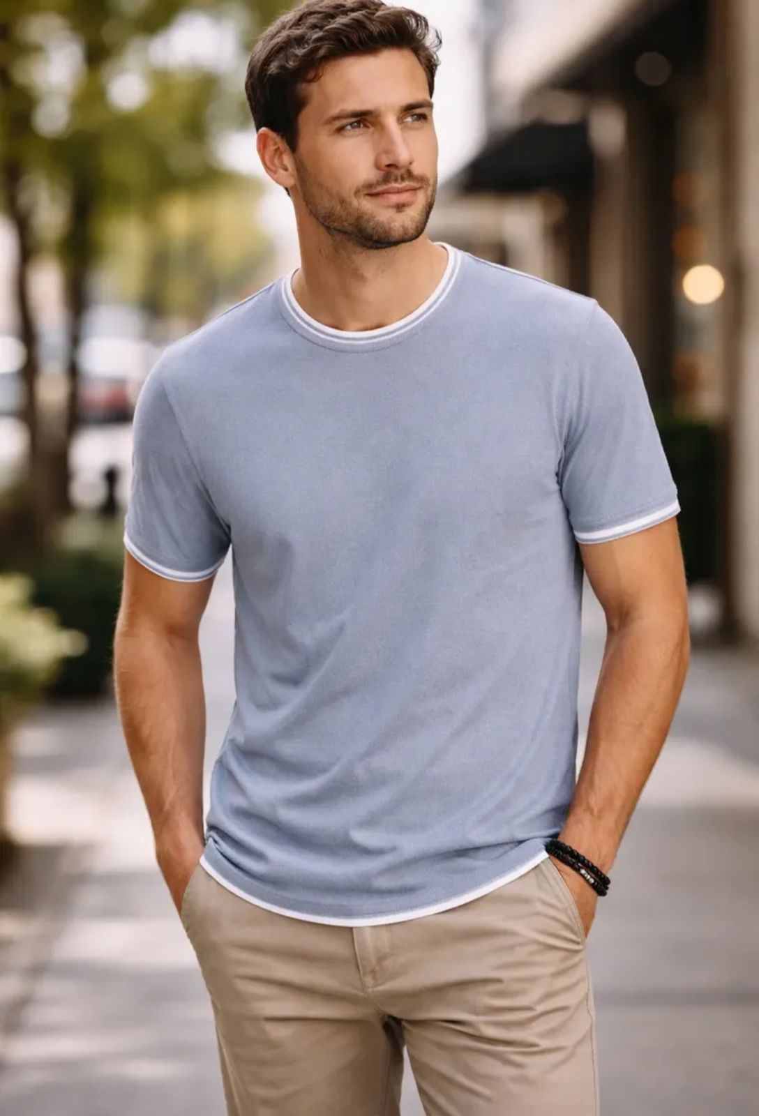 Playera de Caballero manga corta