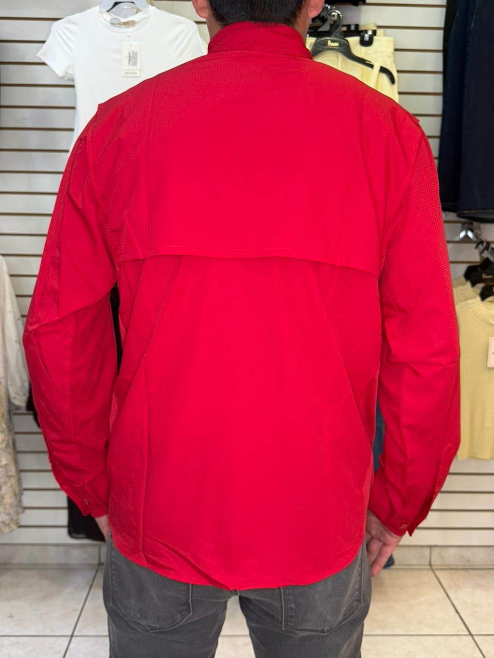 Camisa de Caballero tipo Pescador Manga larga