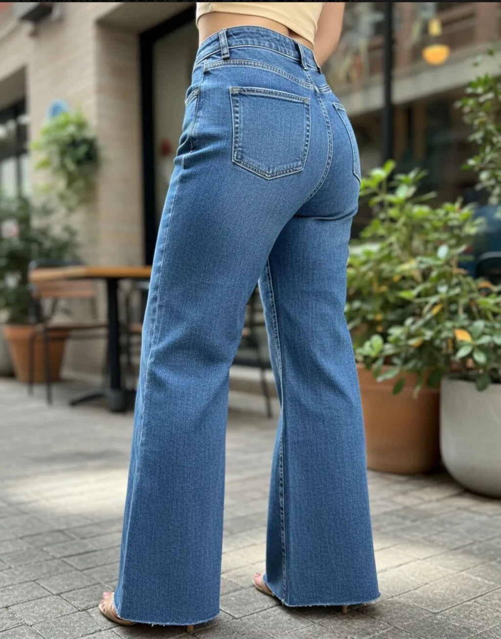 Jeans de Dama wide leg Dezzer Jeans