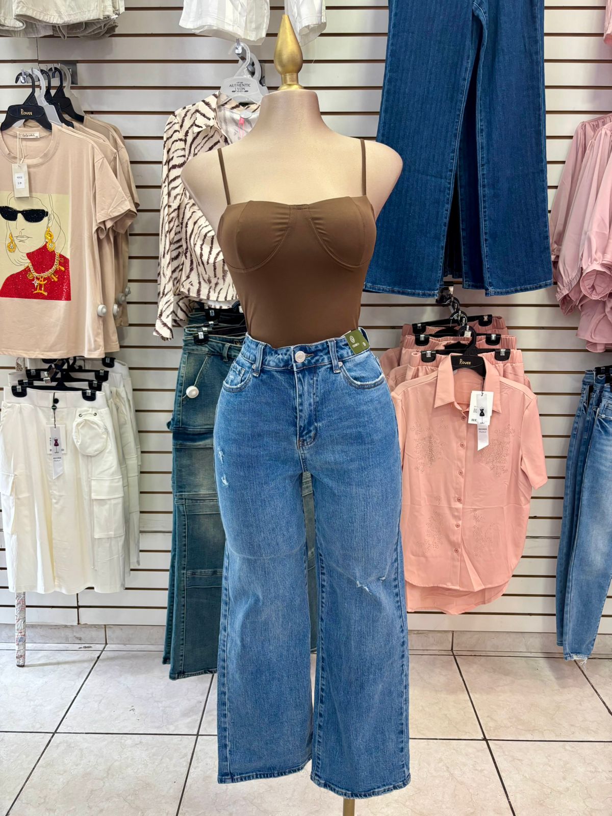 Jeans de Dama corte recto