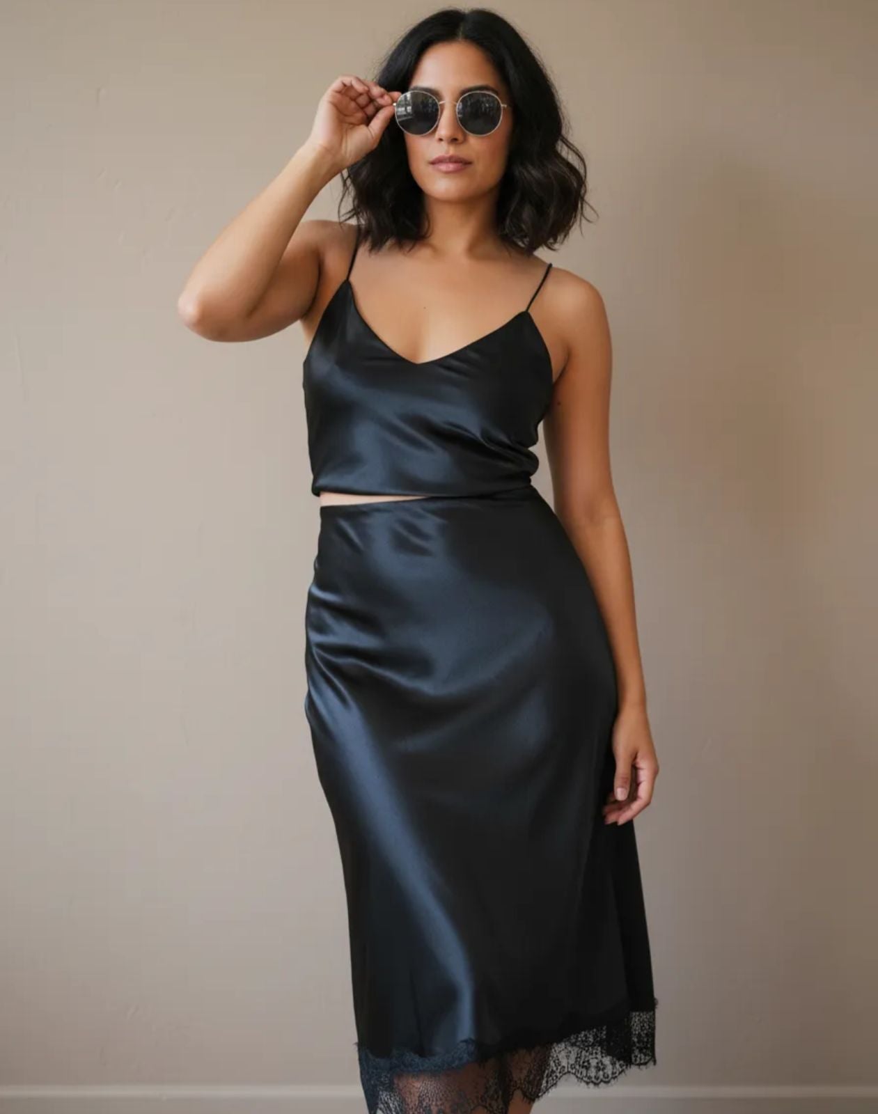 Falda de Dama satin
