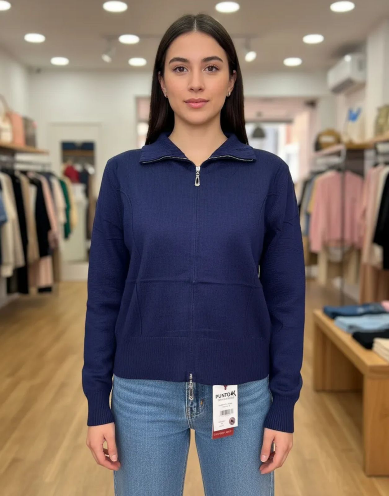 Suéter de Dama con cierre