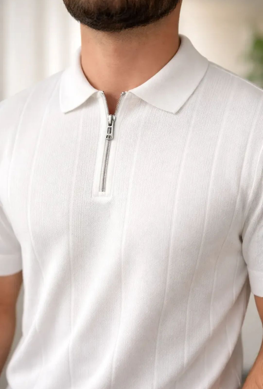 Playera de caballero tipo polo