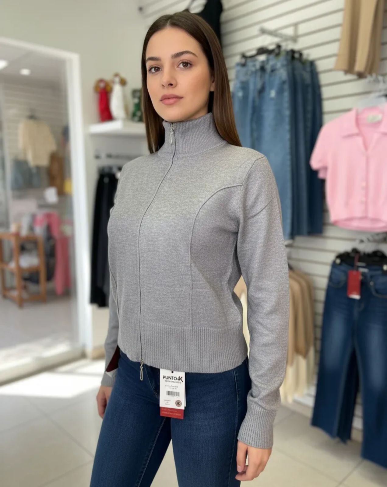 Suéter de Dama con cierre