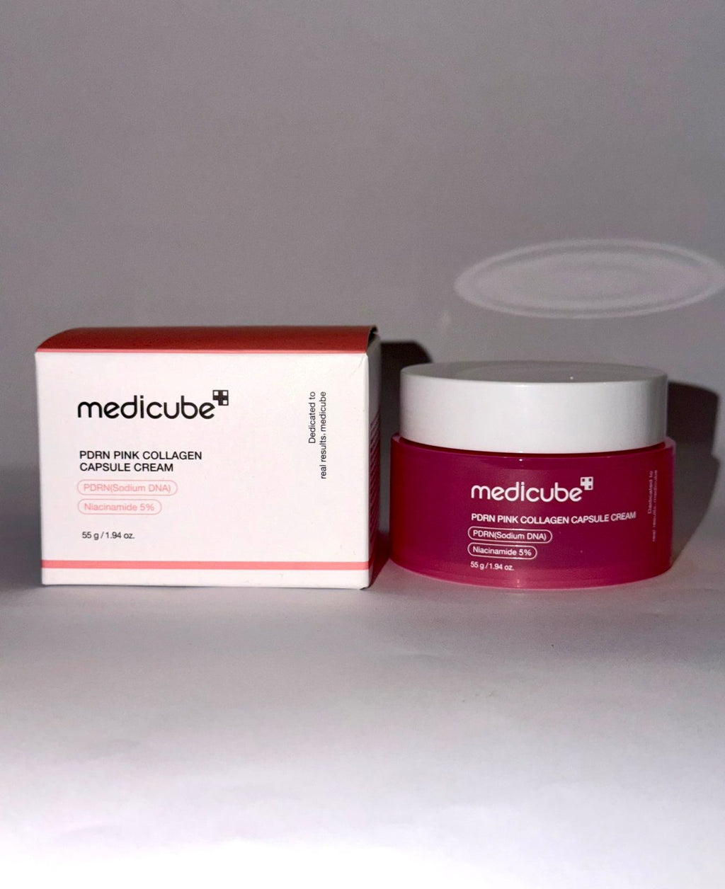 Crema hidratante en ge MEDICUBE - PDRN Pink Collagen Capsule Cream - 55gr