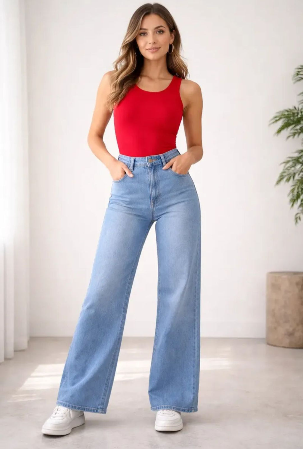 Jeans de Dama surprise corte holgado