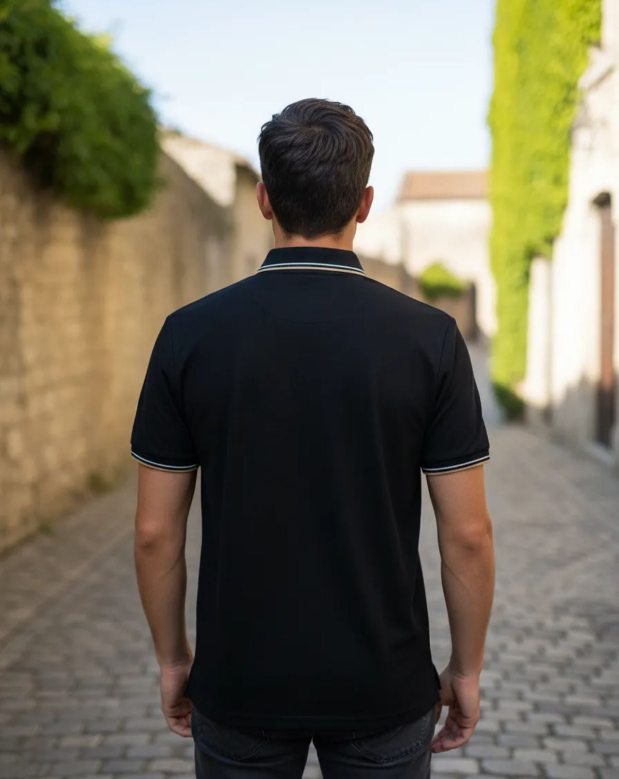 Playera de Caballero tipo polo Pavini