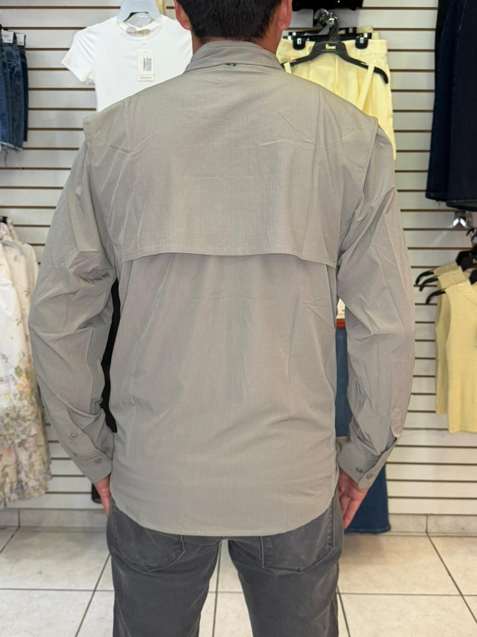 Camisa de Caballero tipo Pescador Manga larga