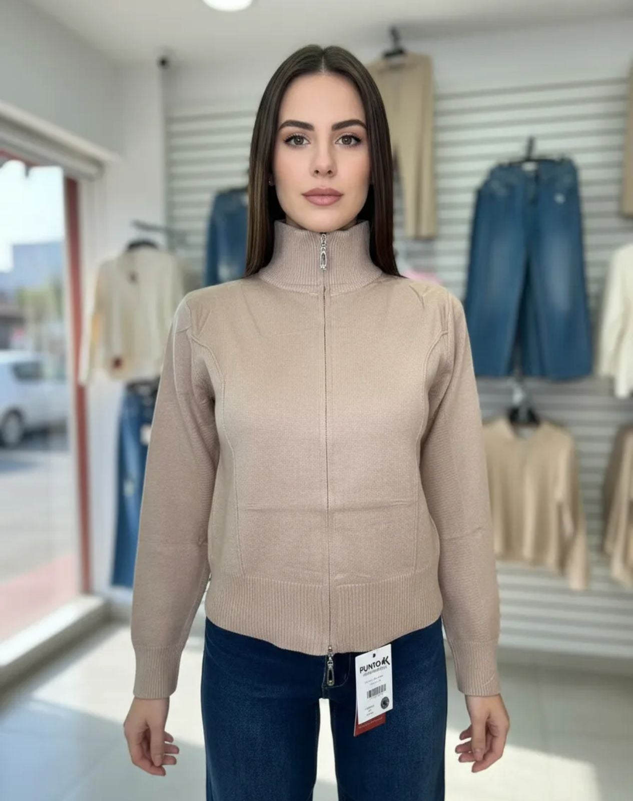 Suéter de Dama con cierre