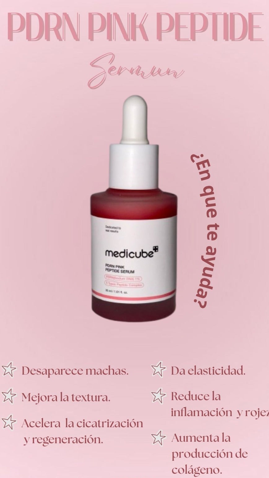 MEDICUBE - PDRN Pink Peptide Serum - 30ml