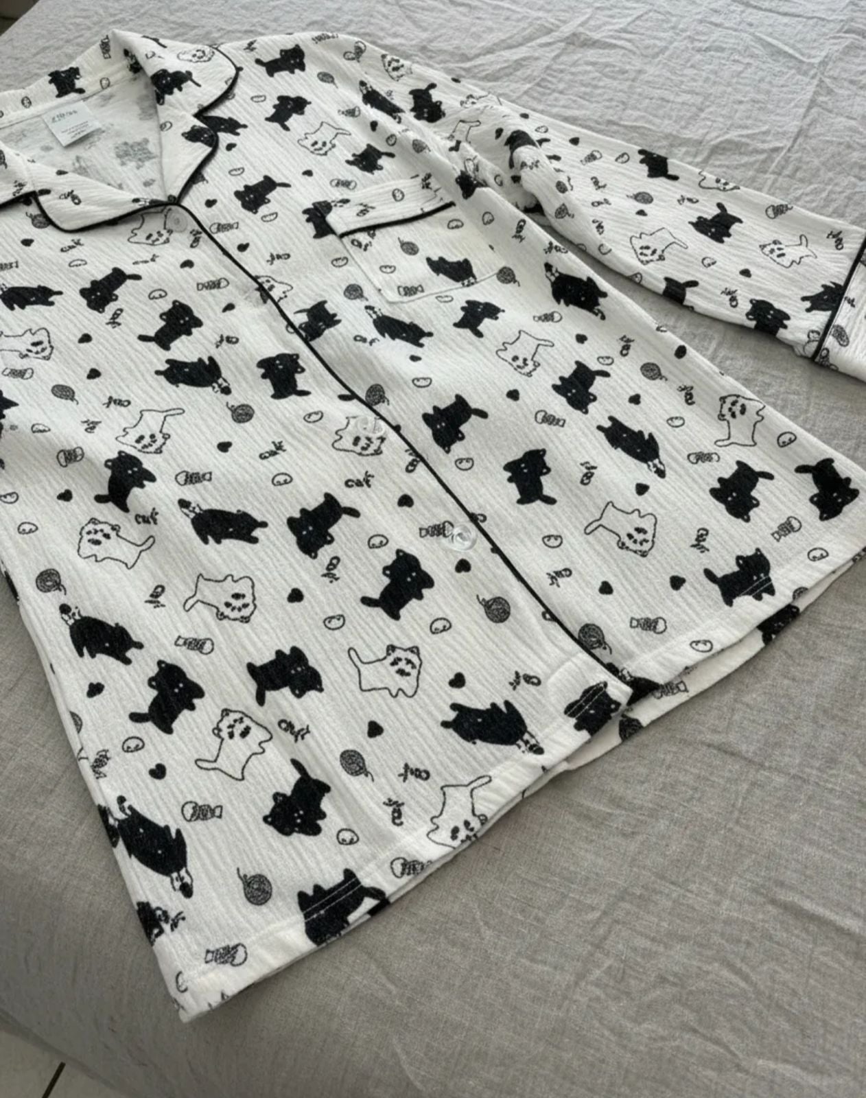 Pijama de Dama monograma de animales
