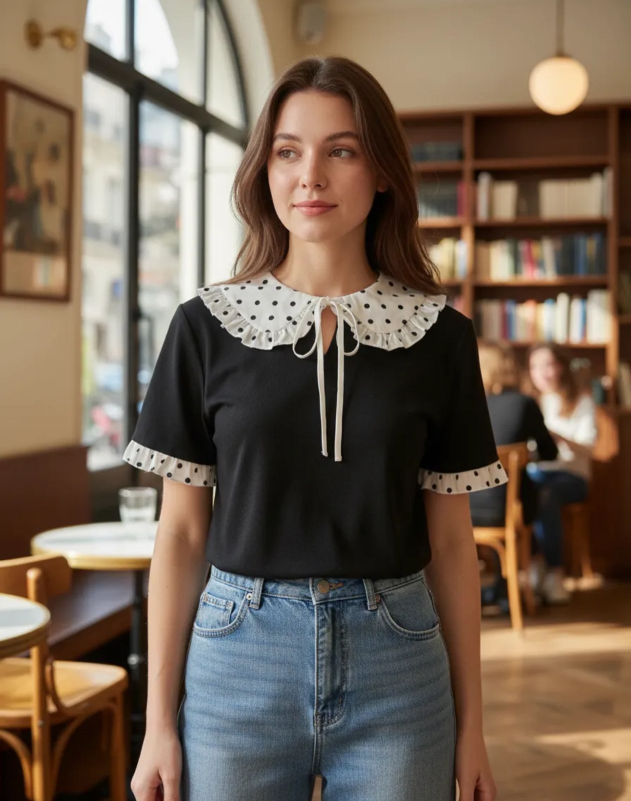 Blusa de Dama con puntos