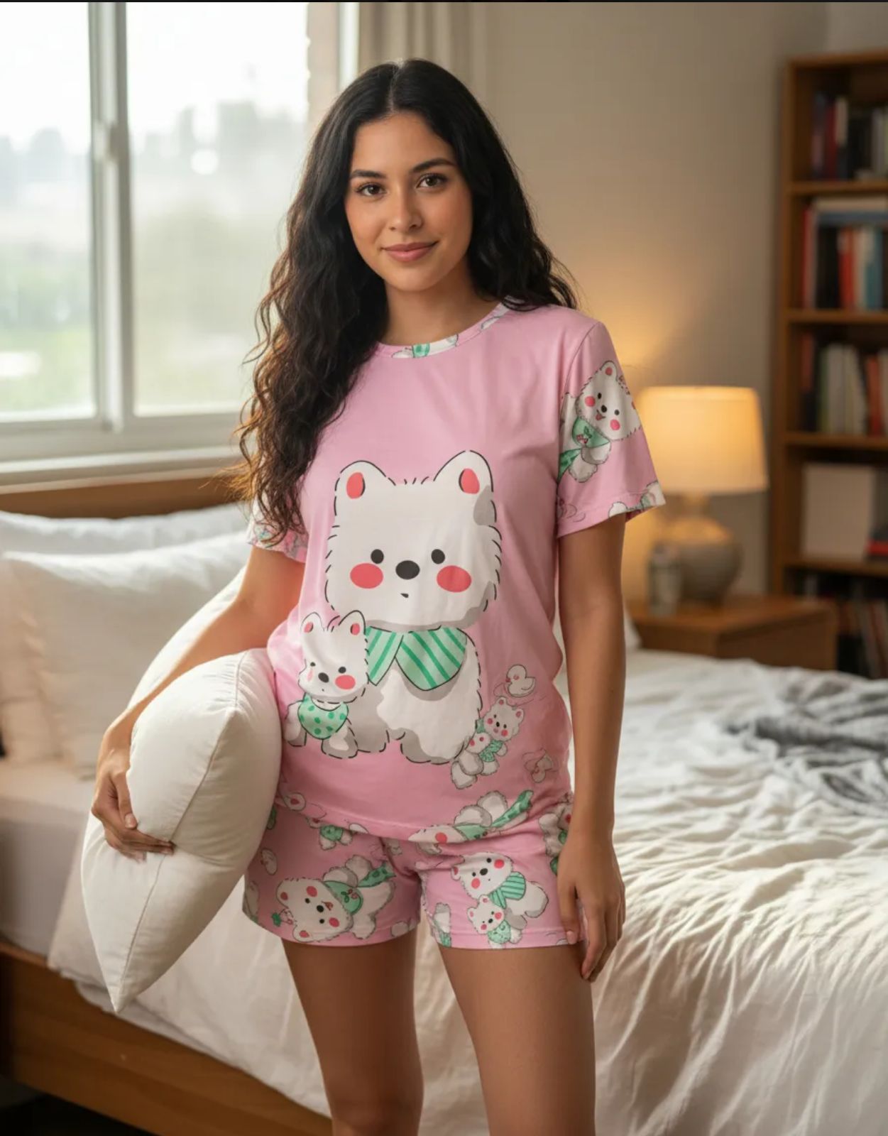 Pijama de Dama de 4 piezas