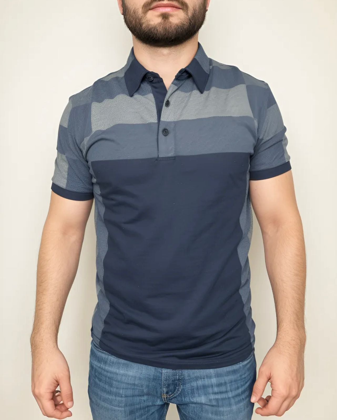 Playera de Caballero tipo polo Pavini