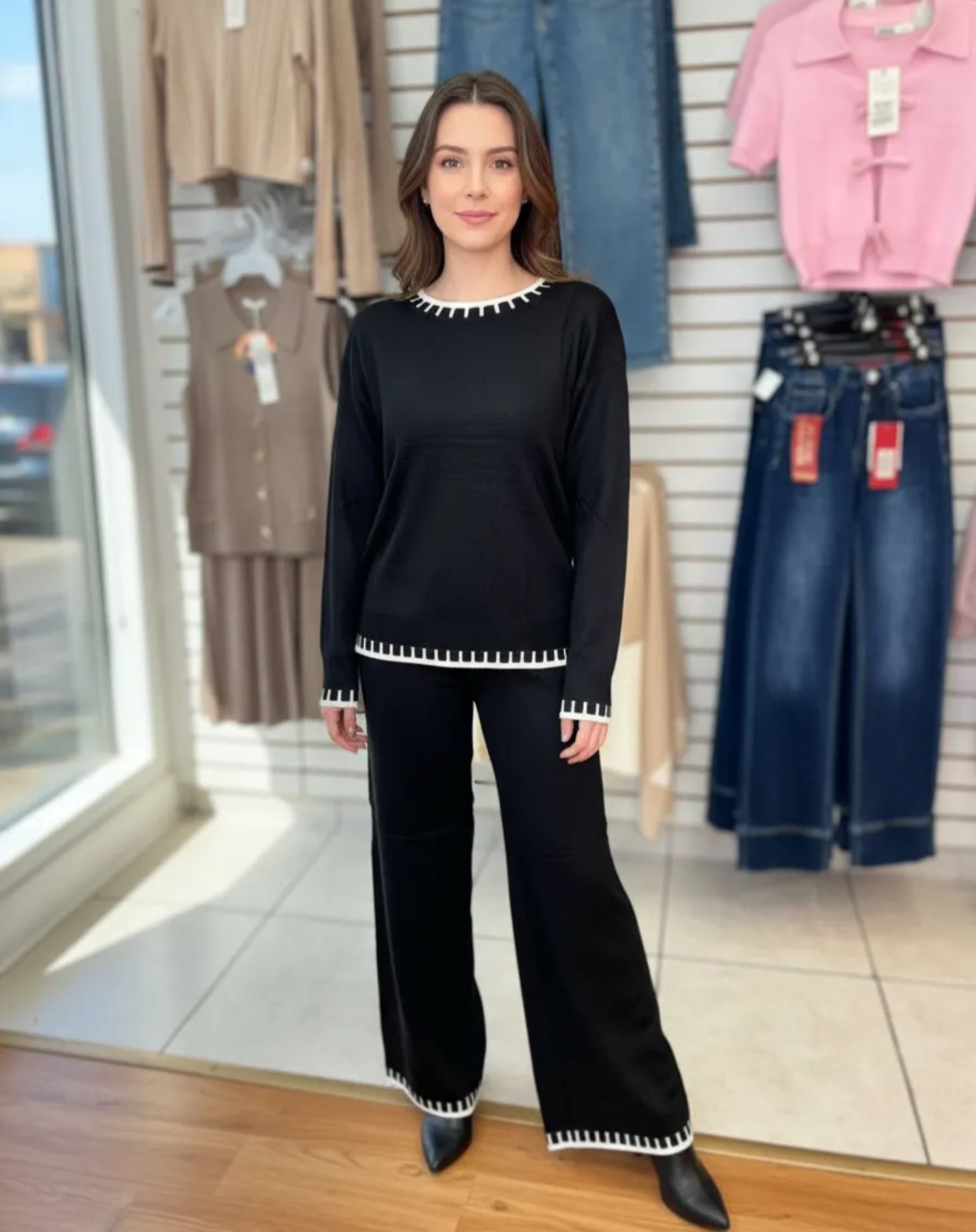 Conjunto de Dama Coco moda invierno