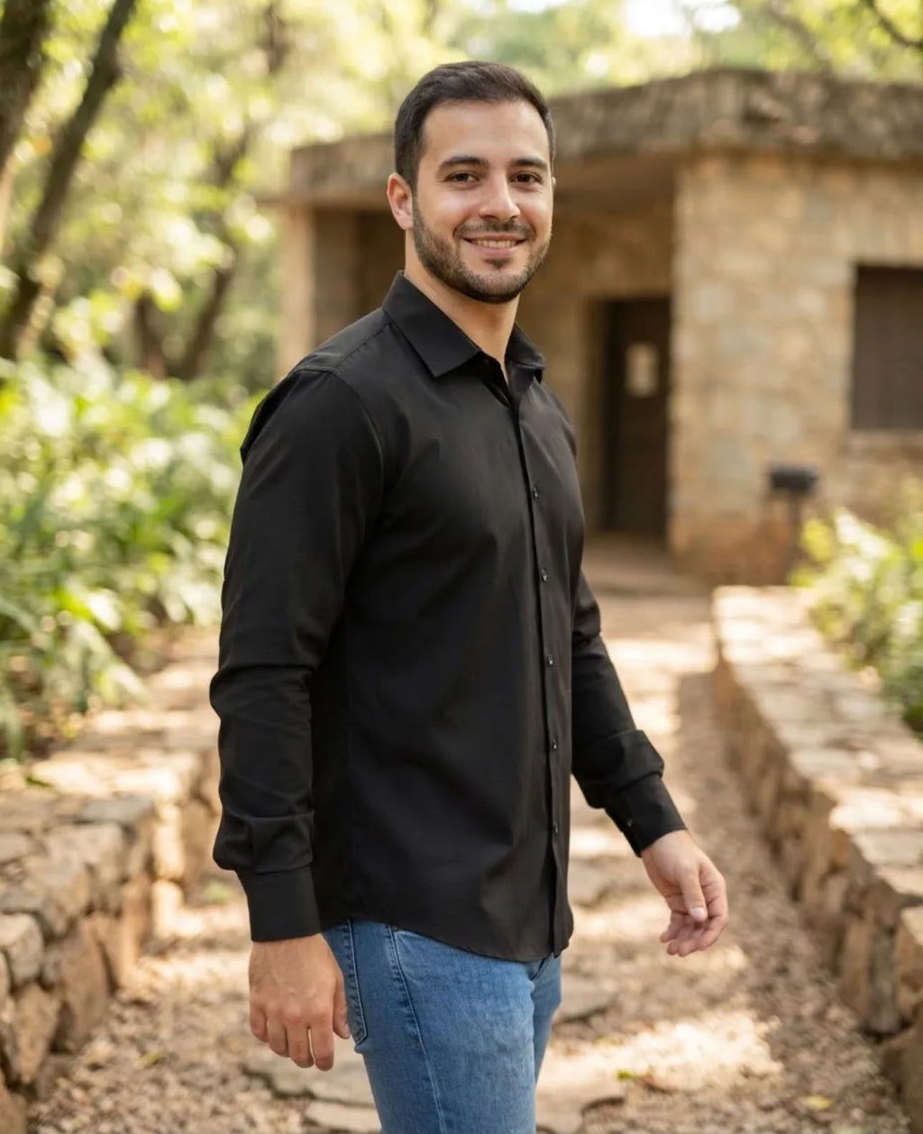Camisa de Caballero lisa LMN
