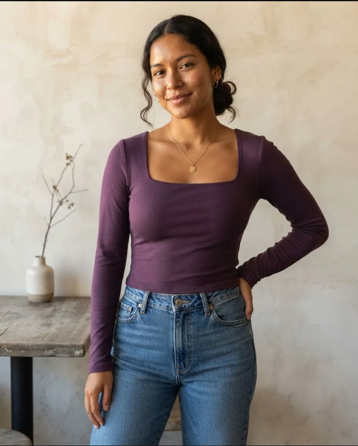 Blusa de Dama manga larga