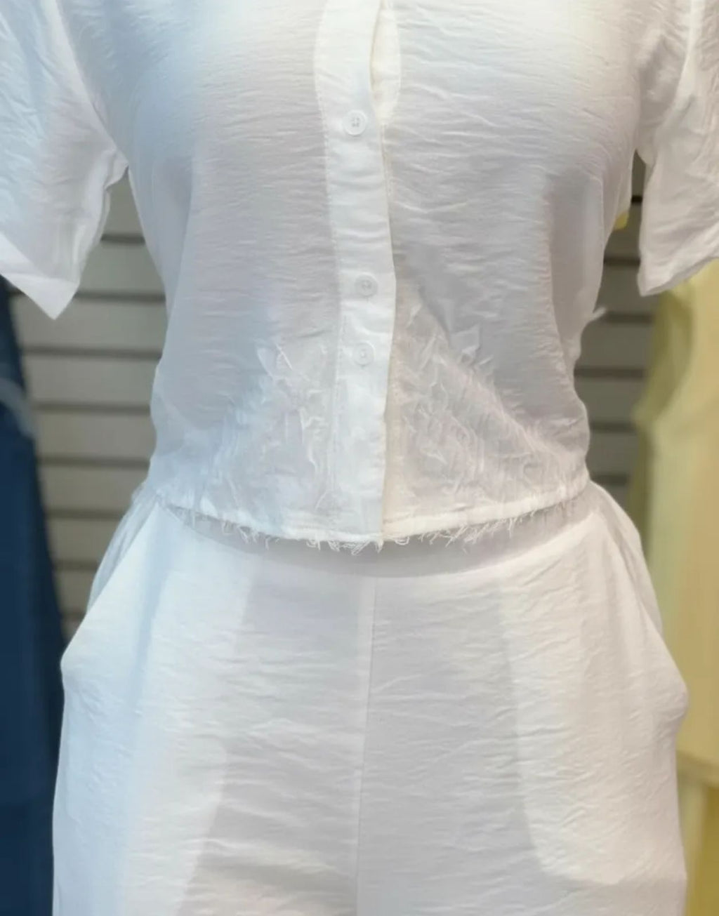 Conjunto de Dama 2 piezas camisa y pantaloon