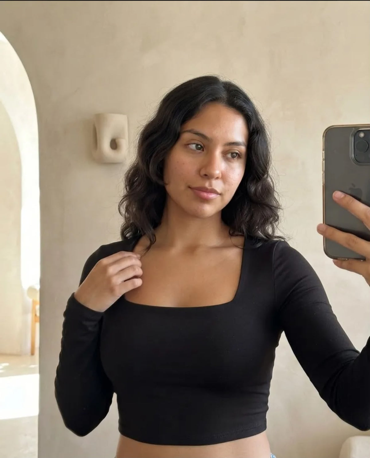 Blusa de Dama manga larga