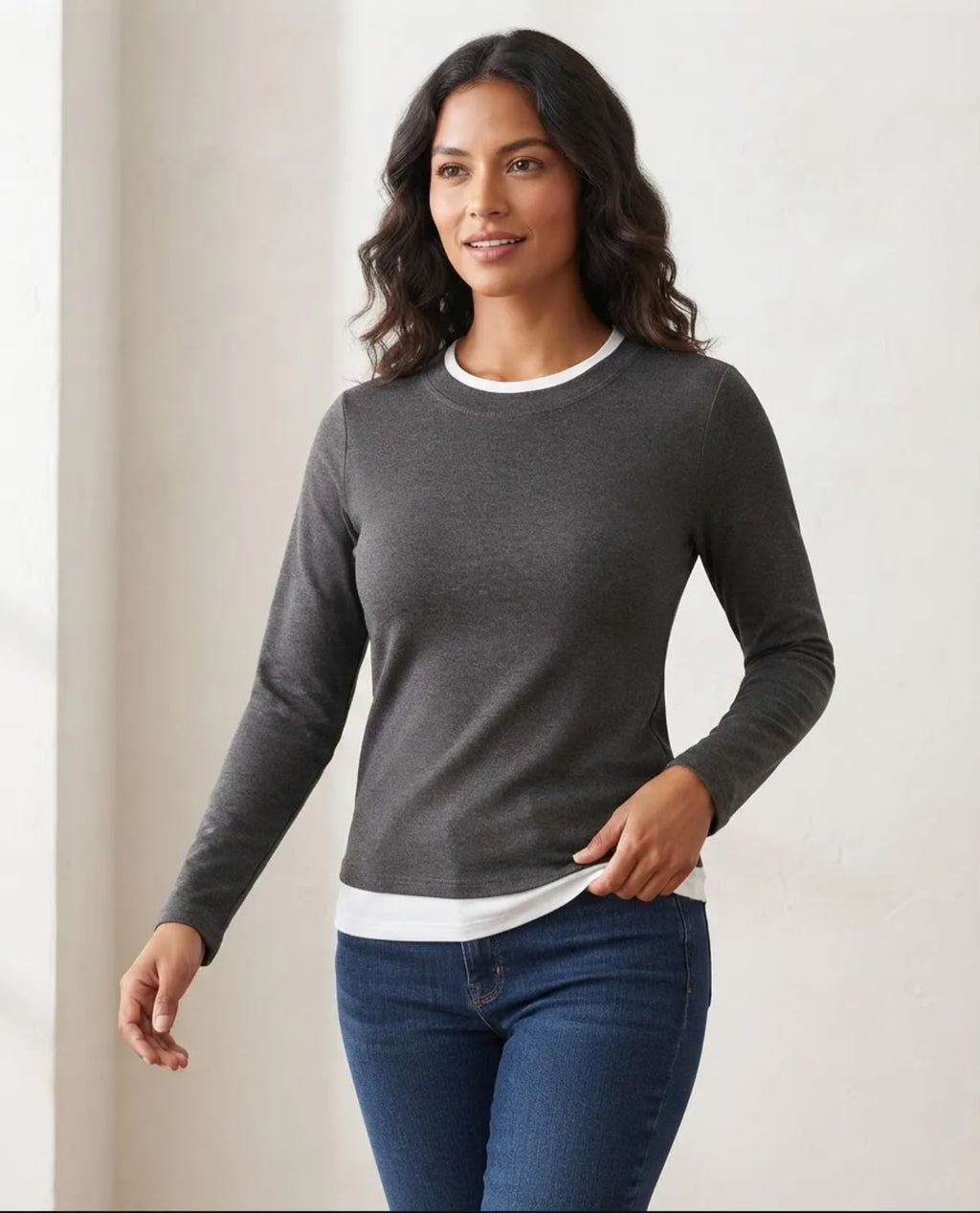 Blusa de Dama Mnaga larga