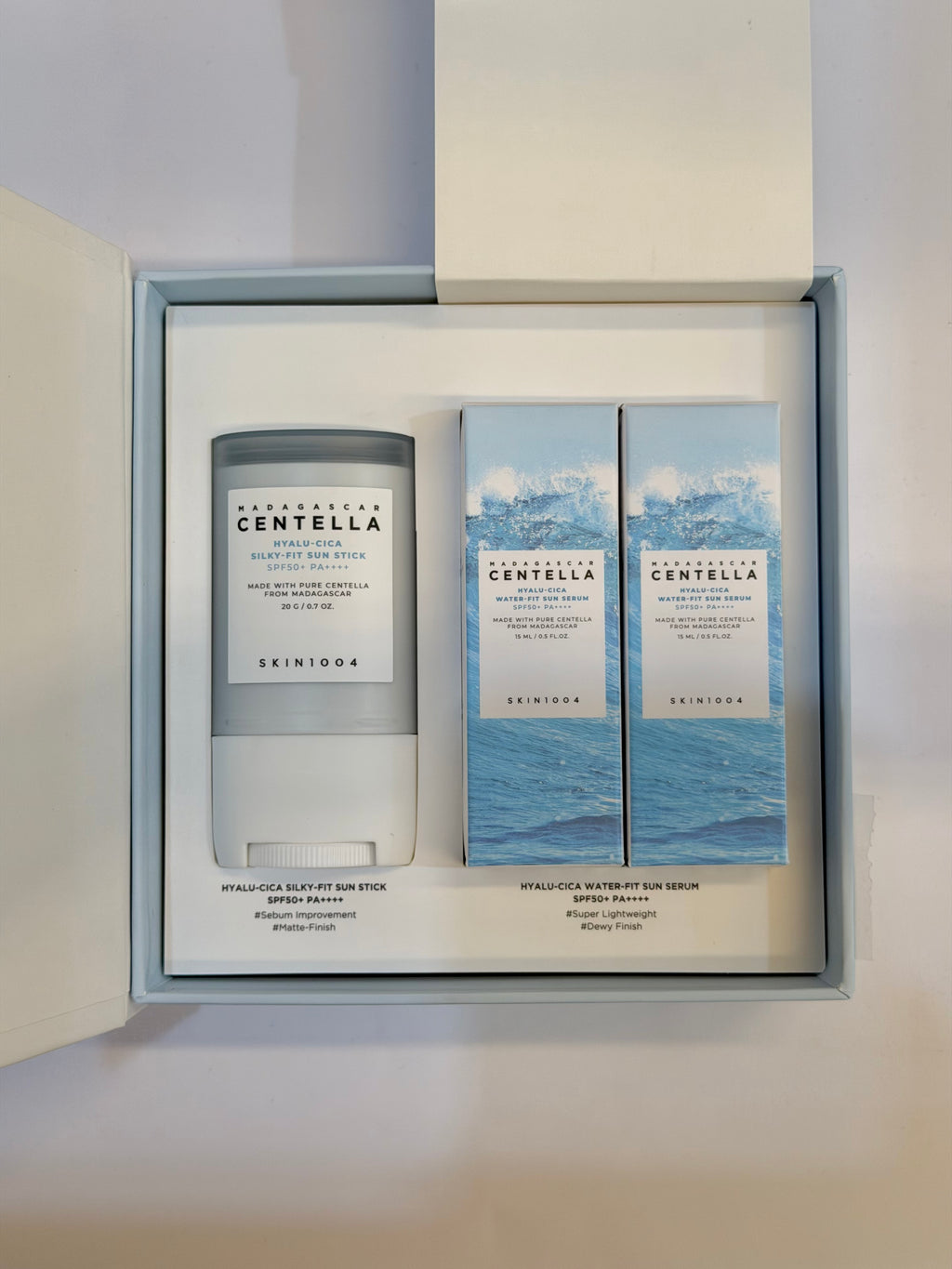 SKIN 1004 - Set de Cuidado Solar Hyalu Cica Sunsational Kit