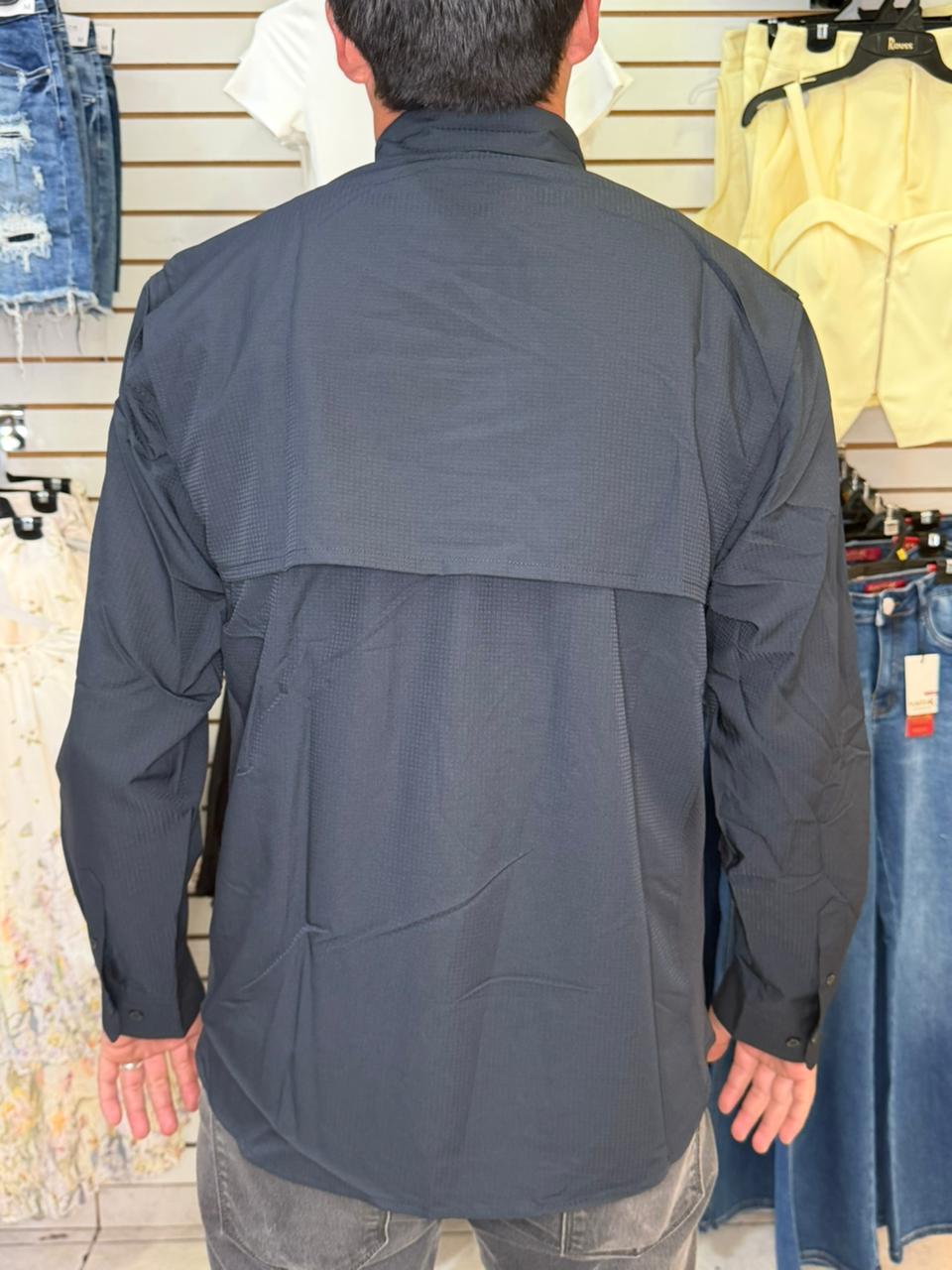 Camisa de Caballero tipo Pescador Manga larga