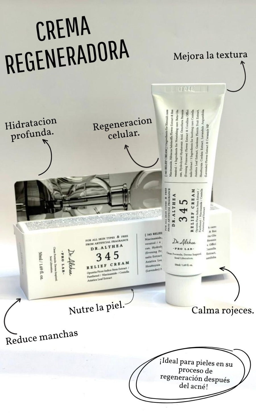 345 Relief Cream - Crema Regeneradora