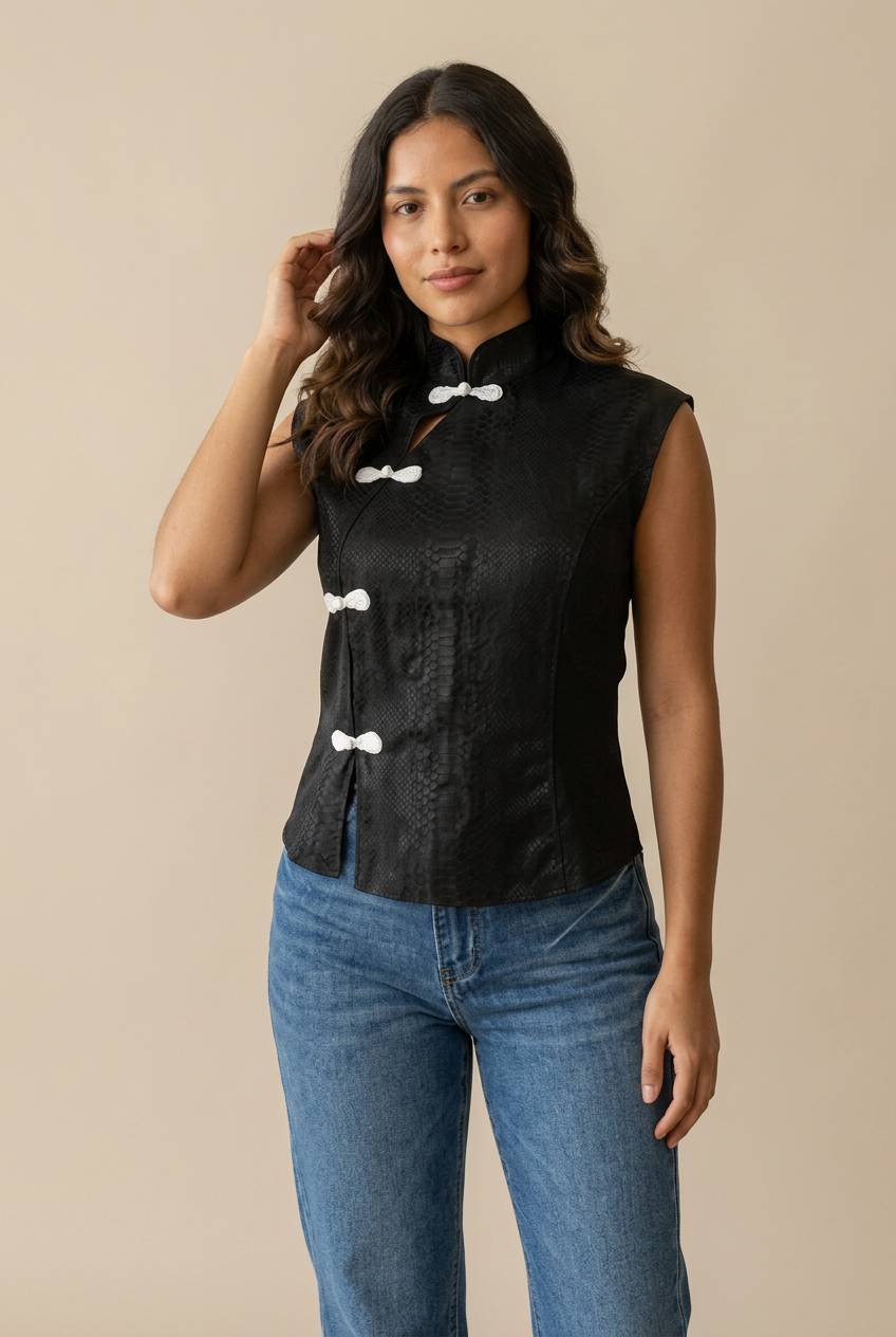 Blusa de Dama sin mangas
