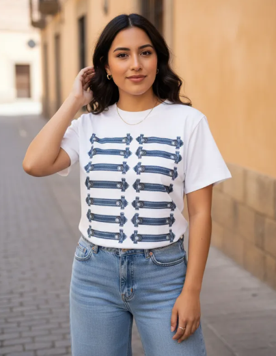 Playera de Dama casual con estampado