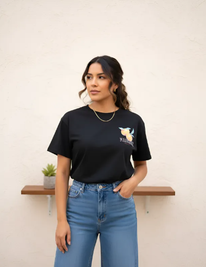 Playera de Dama casual con estampado