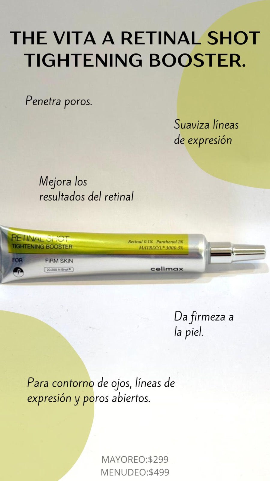 The Vita A Retinal Shot Tightening Booster